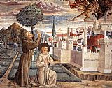 Benozzo di Lese di Sandro Gozzoli Scenes from the Life of St Francis (Scene 6, north wall) painting